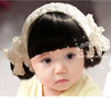 Children's wig, headband, hair accessory, bangs, helmet, Korean style