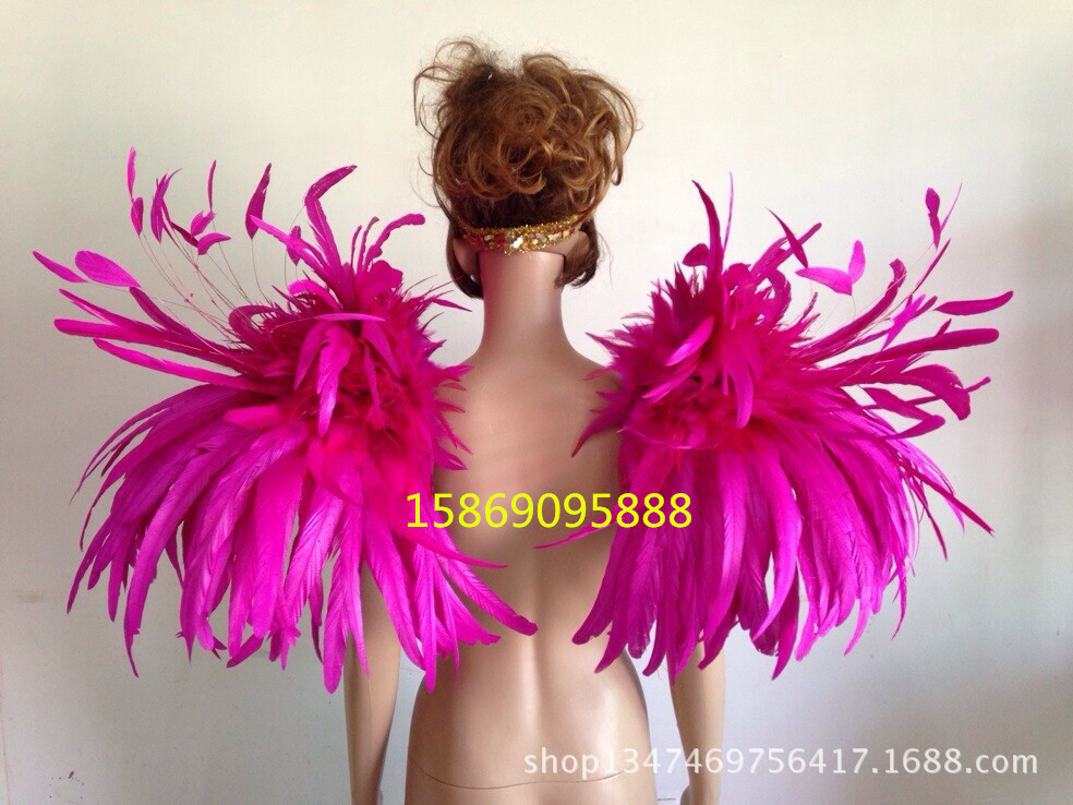 演出服裝羽毛裝飾
