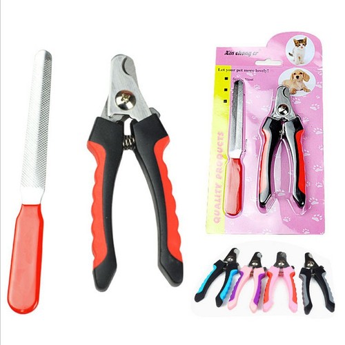 Pet Supplies Nail Clipper and Foil Set Cat and Dog Nail Clippers Dog Foot Scissors Small Size