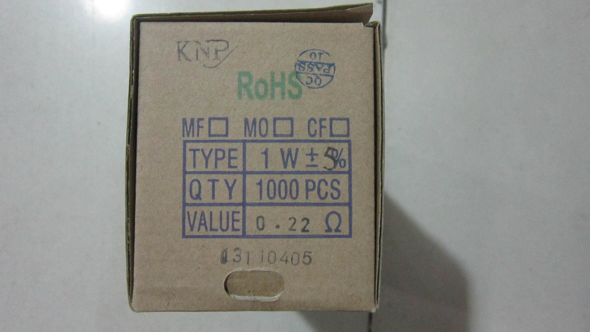 1W 0.22R 5% 绕线电阻 现货 厂家直销电阻     