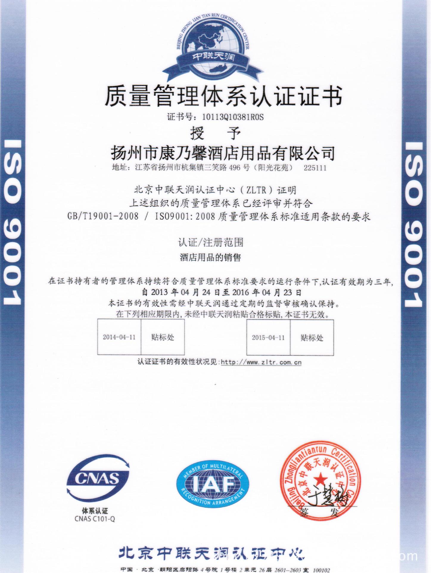 ISO9001 中文