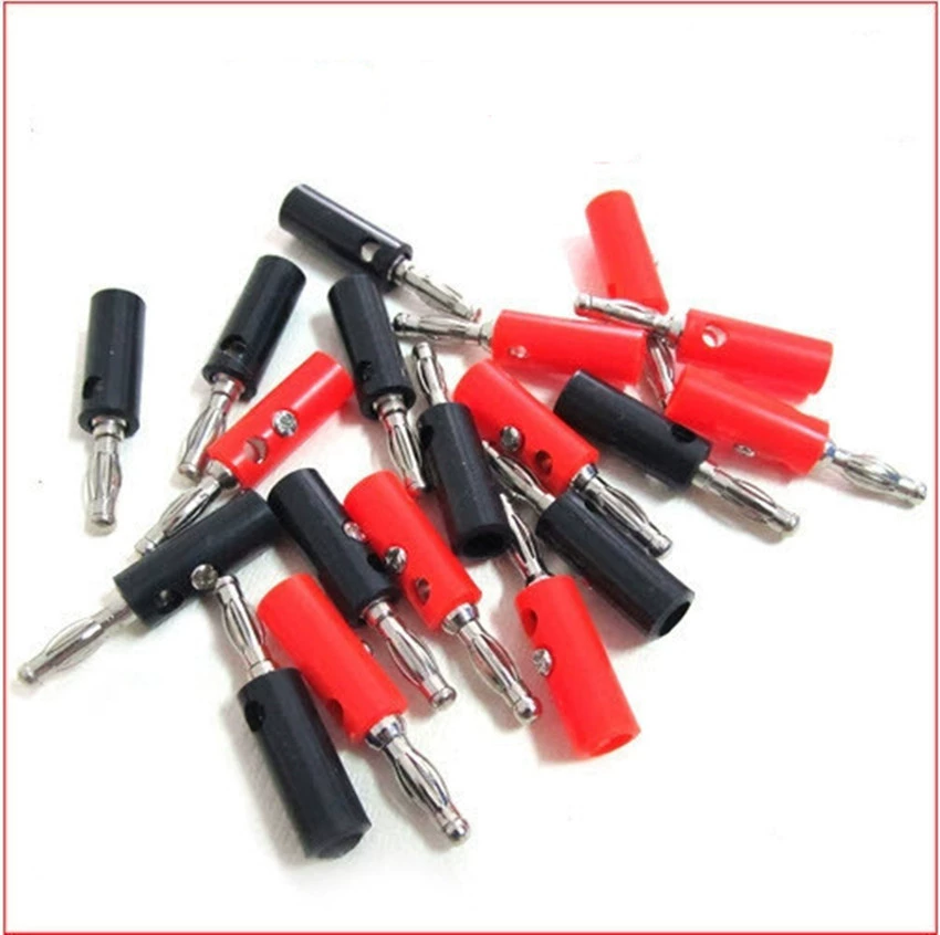 Банановый штекер 4 мм Банановый штекер разъем динамика штекер без сварки высокая производительность