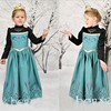 Spring dress with sleeves for princess, evening dress, “Frozen”, long sleeve