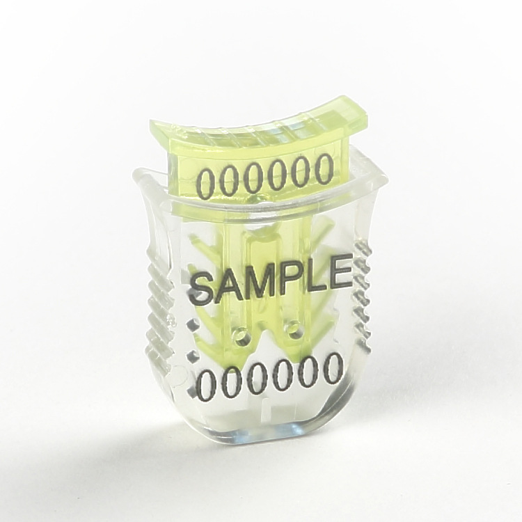 厂家供应 水电仪表封条铅封 pc透明外壳内芯外壳同步序列号