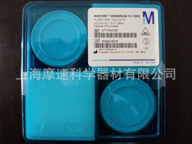 DTTP04700 millipore 聚碳酸酯，亲水，0.6 um，47 mm