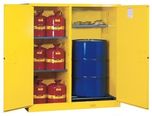 防爆油桶柜 两桶/单桶型工业油桶防火柜