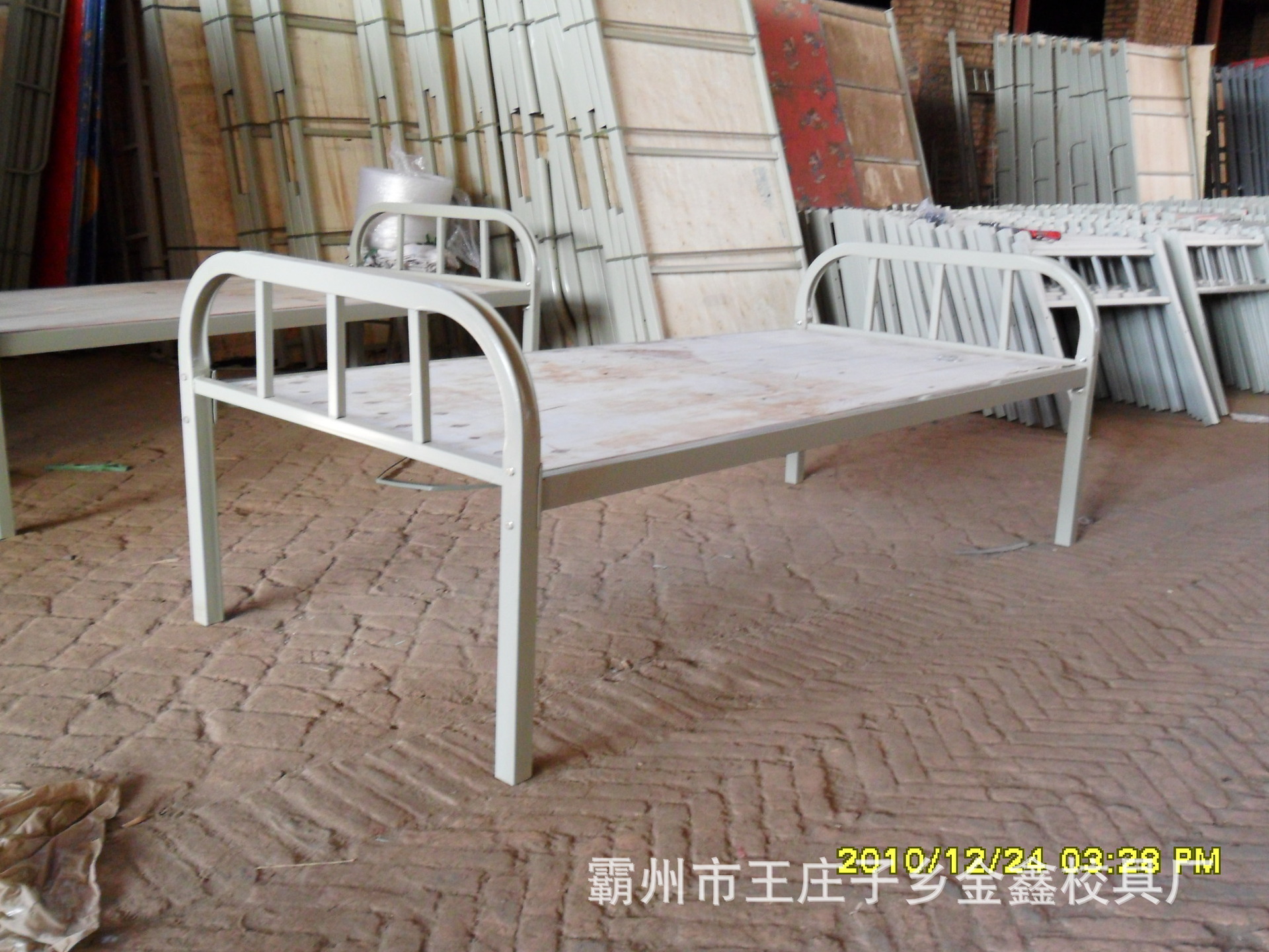 40方圓頭單人床