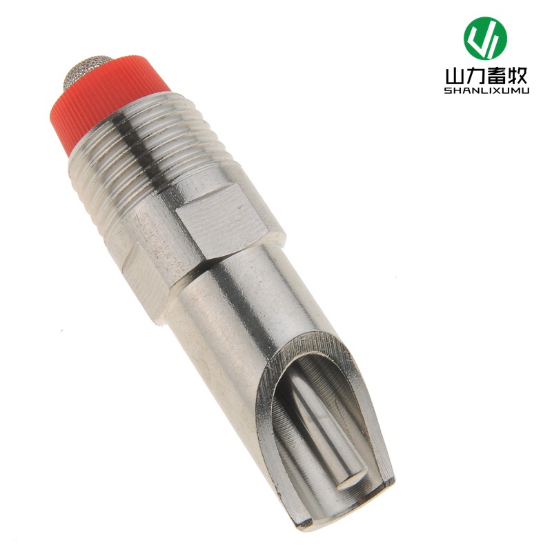 麦特小猪加厚不锈钢塑料帽鸭嘴 小猪用饮水器 仔猪饮水嘴 水咀