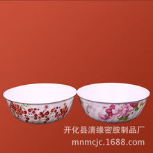 家居日用百货批发 家用餐碗混批 高级密胺仿瓷外纹碗厂家现货供应