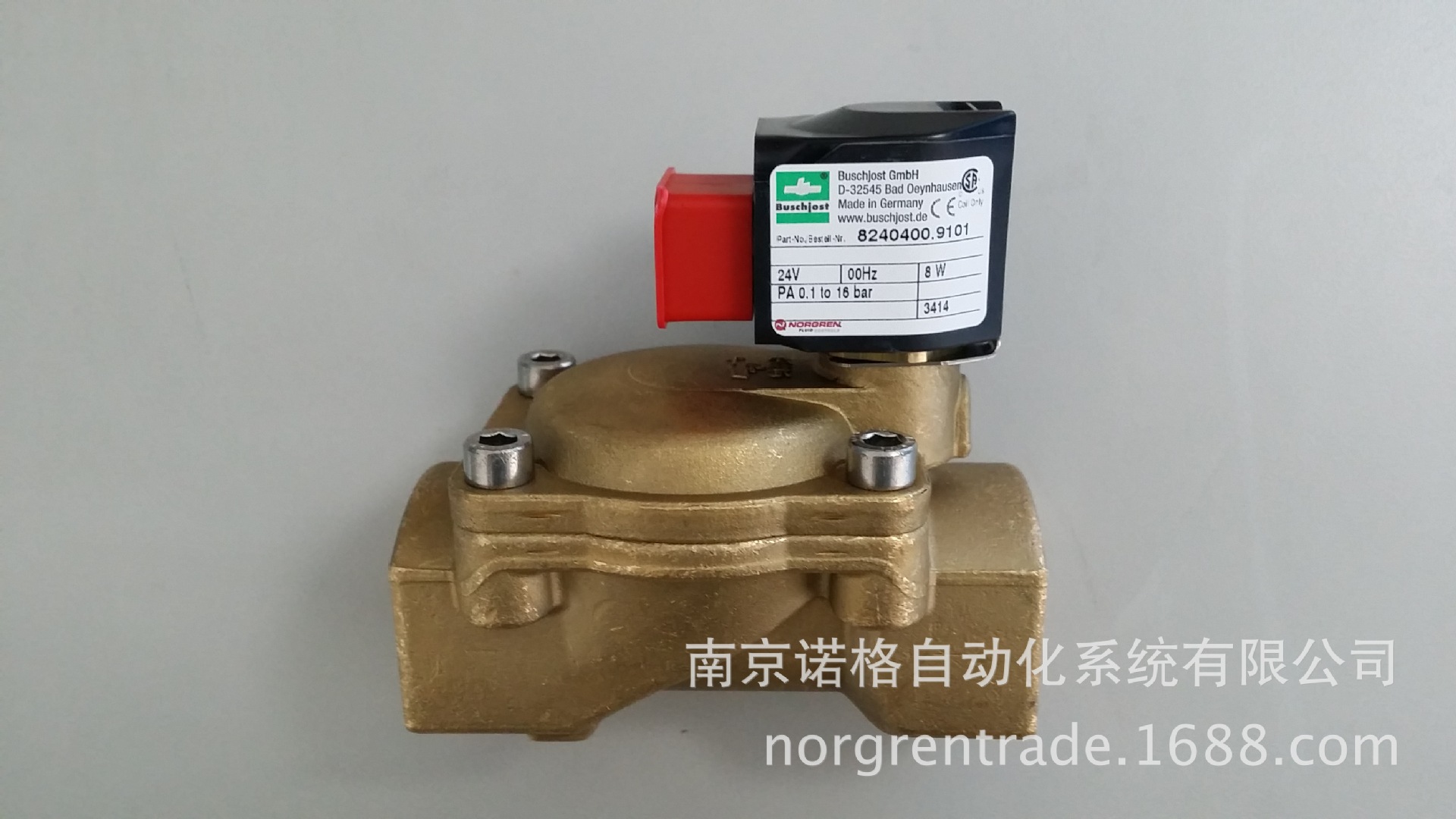 NORGREN BUSCHJOST 电磁阀8240400.9101.024.00现货特价