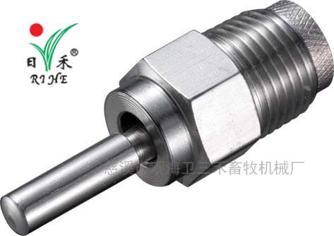 饮水碗接头钢帽不锈钢乳头式自动饮水器全钢饮水嘴