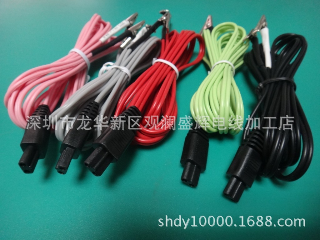 厂家供应各种电针仪 电麻仪 电疗导线 电疗线 鳄鱼夹线