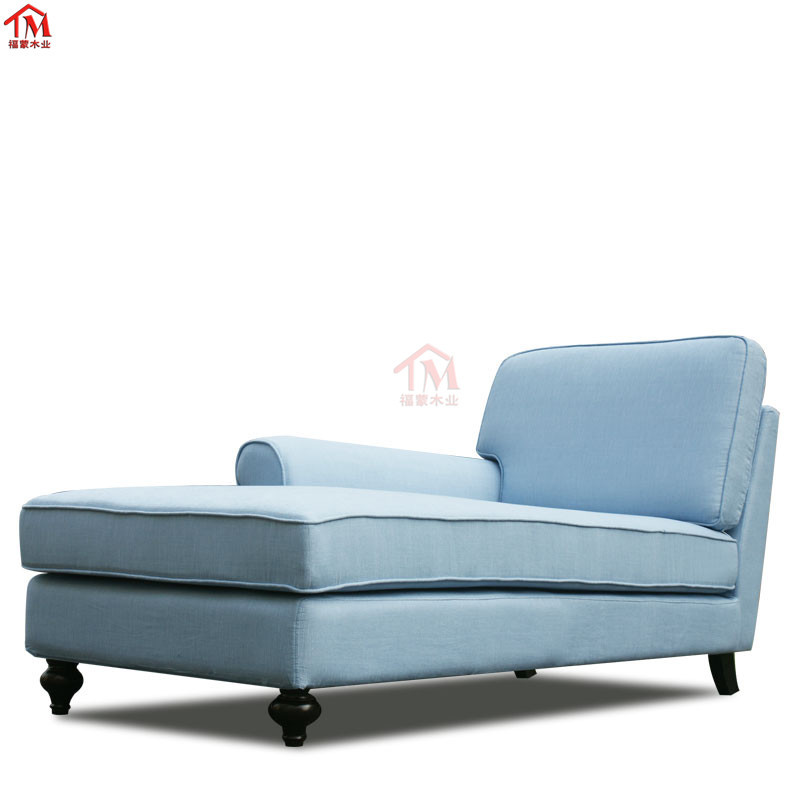 新古典後現代貴妃沙發 北歐風格客廳臥室貴妃榻  美式現貨太妃椅