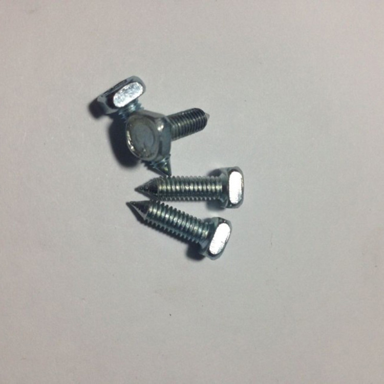 批发不锈钢外四角螺丝 批发非标镀锌4*10 伞头十字尖尾自攻螺钉