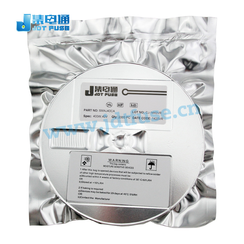 SMAJ40CA 双向瞬变抑制二极管 40V贴片TVS二极管生产厂家原装正品