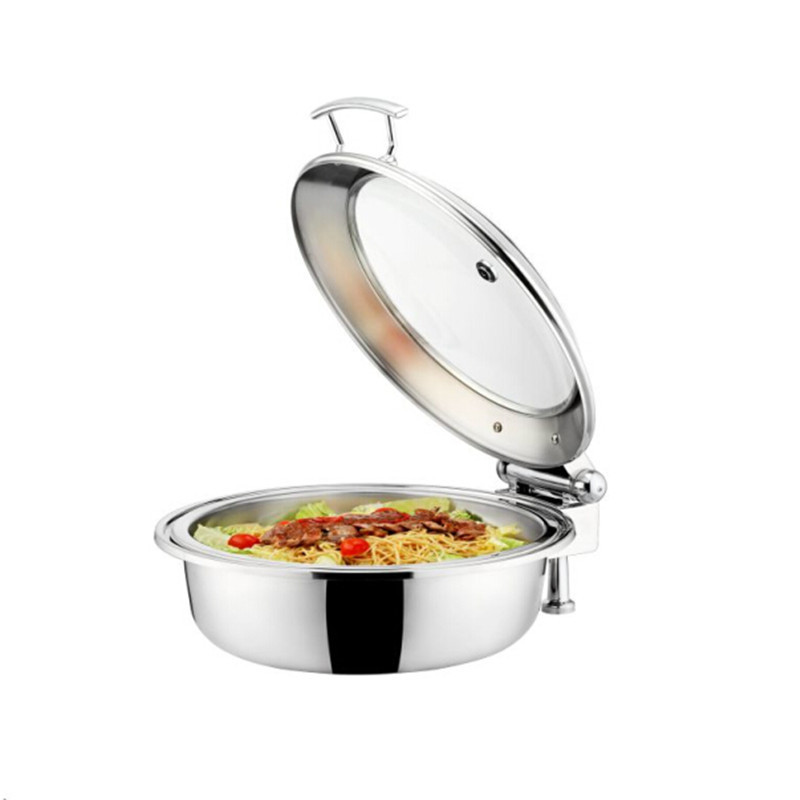 廠家供應玻璃窗自助餐廳餐爐可適用電磁爐不鏽鋼感應式自助餐爐