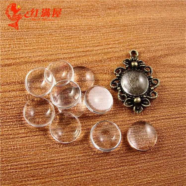 A1698 1.1克 DIY饰品批发 ZAKKA饰品 玻璃宝石片 14MM 100个/包