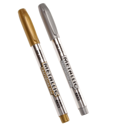 Baoke Metallic Craft Pen MP550 Signature Pen Gold and Silver Marker Large Capacity Single Head Paint Pen Wholesale