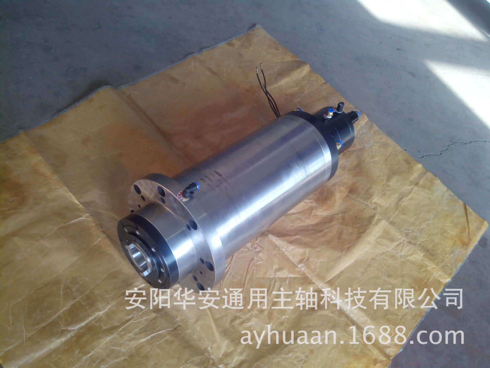 大量供应石材加工中心BT40电主轴带中心通水功能（SK40）