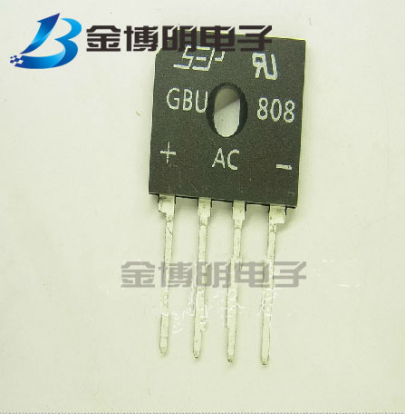 SEP 整流桥堆 GBU808 扁桥 8A 800V 扁脚 功放桥 开关电源用 排桥