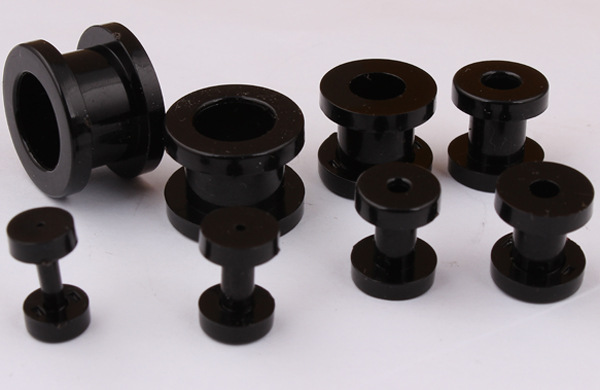 Acrylic Resin Cylindrical Pulley Earring Ear Expansion Jewelry 8mm - Wholesale detail image 7