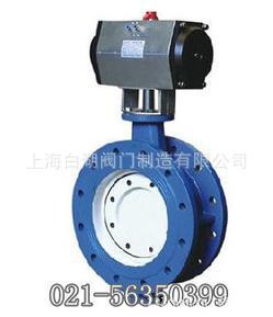 白湖 D641F46耐腐蝶阀 气动衬氟蝶阀 气动耐腐蚀蝶阀 全衬蝶阀