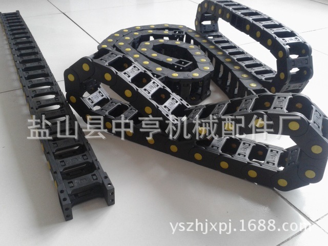 批发加厚型工程拖链/可打开塑料拖链/机床尼龙坦克链批发供应