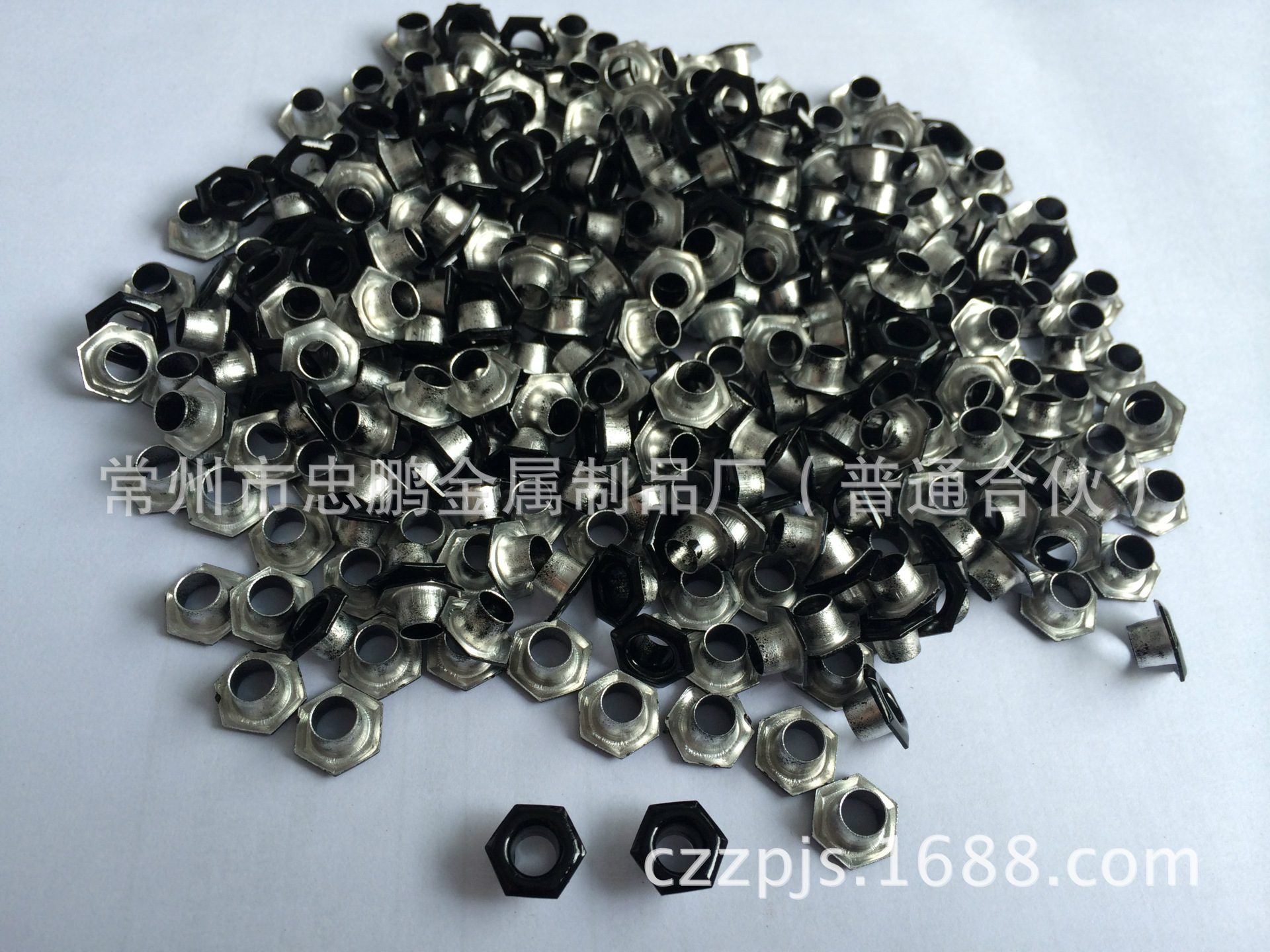 大量供应 六角喷漆鞋眼 金属扣 鸡眼扣 金属鞋眼扣 欢迎来电