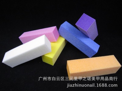 Nail file Cheap and practical Domestic feed Chunks Imported fluorescent Bean curd Sanding block