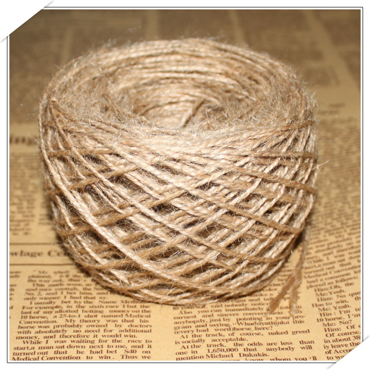 Tag labels Customized Matching Primary color Yellow rope Double-stranded One hundred meters Twine ball Tag Linen thread Can be cut