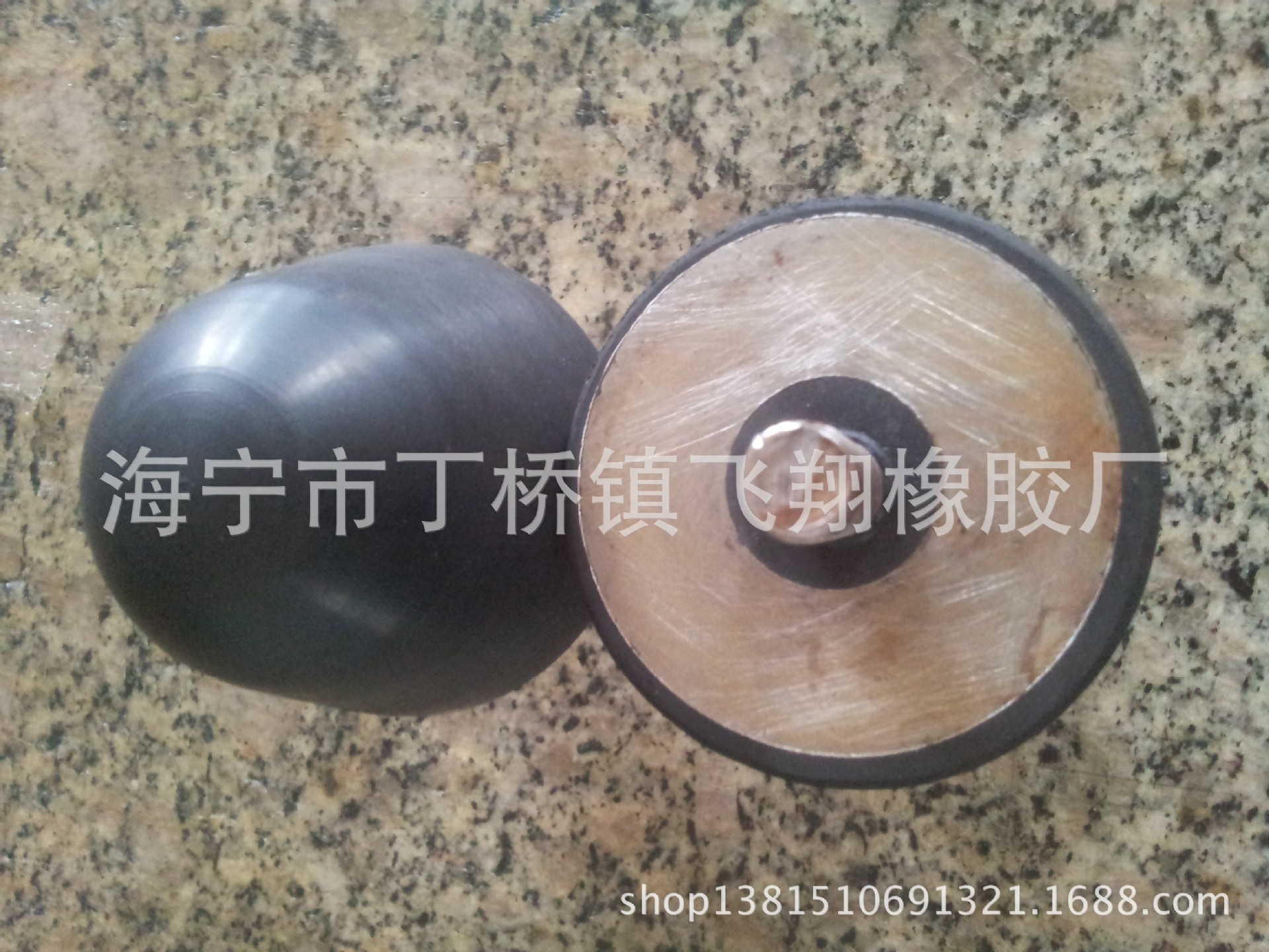 带铁垫片橡胶脚垫 桌椅家具沙发仪器机脚 防震块 减震垫