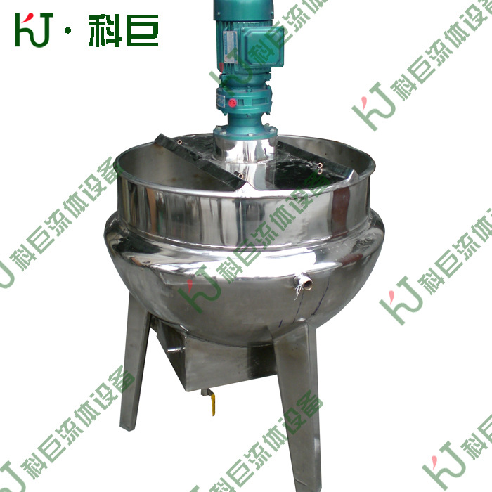 200L电加热立式带搅拌夹层锅 豆腐豆浆高温夹层加热锅