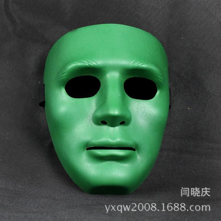 人脸面具万圣节恐怖克隆战士面具舞会公主男士鬼步舞酒吧派对