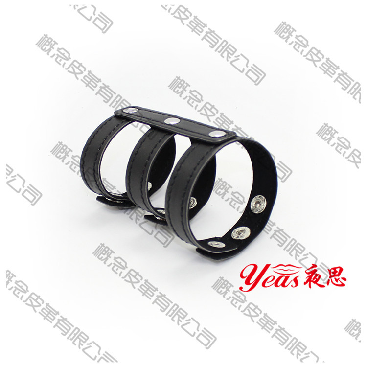 成人用品束缚真皮牵引链JJ套 散拍束缚调情玩具情趣公鸡环铁链-阿里巴巴