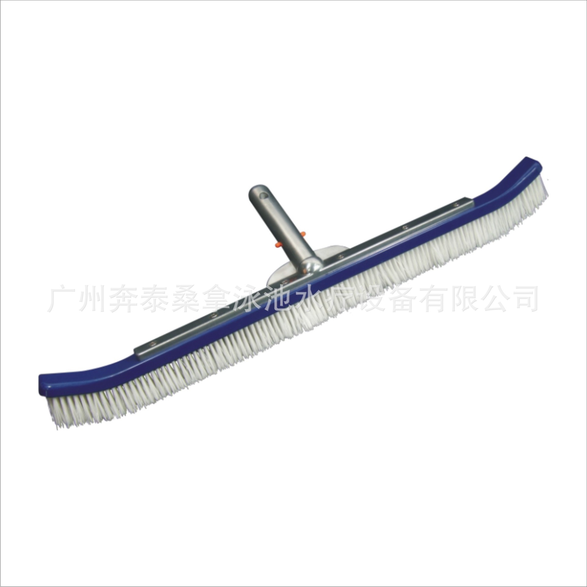 24寸/60cm弧形带铝制手柄和易形夹池刷 泳池清洁用品泳池池刷655