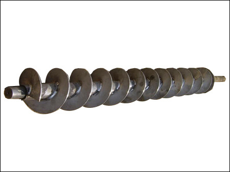 錳鋼帶軸螺旋葉片