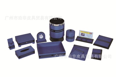 珀非皮具厂定做高密度压缩版MDF贴皮家居客房皮具制品时尚套装|ms