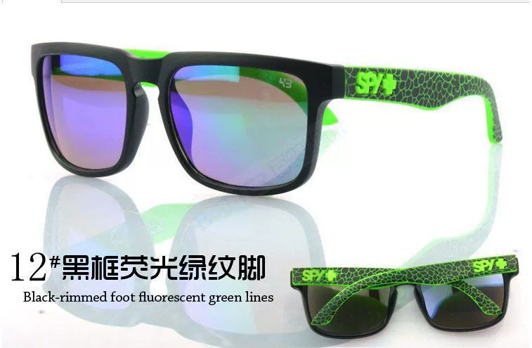 Mô hình vụ nổ kính mát nam giới và phụ nữ thể thao sunglasses cross-gương thương mại AliExpress HELM tide tide thương hiệu spy + đầy màu sắc ống kính phản quang