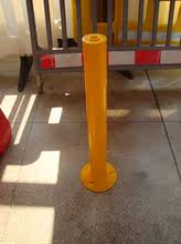 警示柔性柱 75cm 防撞警示柱 橘紅色帶反光膜 反光立柱 道口