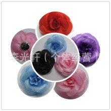 厂家批发 新款小玫瑰胸花 帽子花 鞋花  新娘花 舞蹈佩戴多少可选