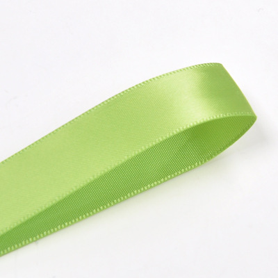 Yao Ming cinta empresa al por mayor de doble cara poliéster satén DIY accesorios para el cabello 100mm serie verde 510-556