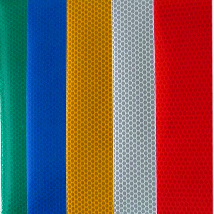 厂家批发高强级亚克力反光膜交通标志牌反光贴蜂窝状反光材料