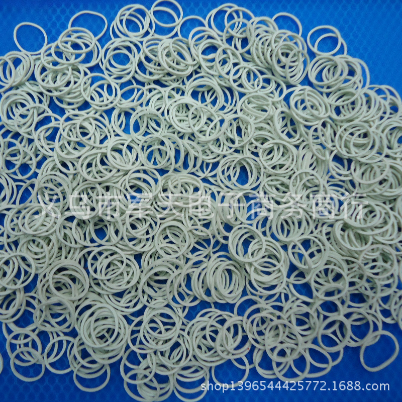 高品质小号白色耐高温 无油进口橡皮筋 橡皮圈牛皮筋批发直径14mm