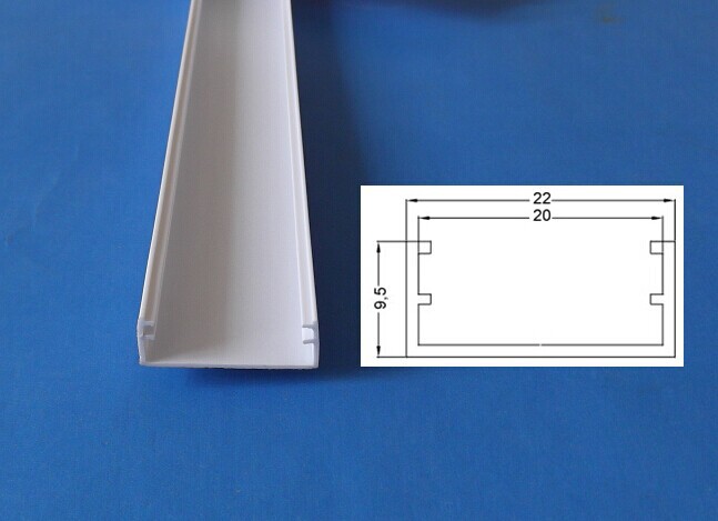 PVC LED Card slot/luminescence module plastic cement Light Bar /LED20MM Circuit boards Dedicated Soft light with a partner
