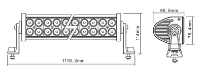 İşçi projektorları 101cm high power CREE
