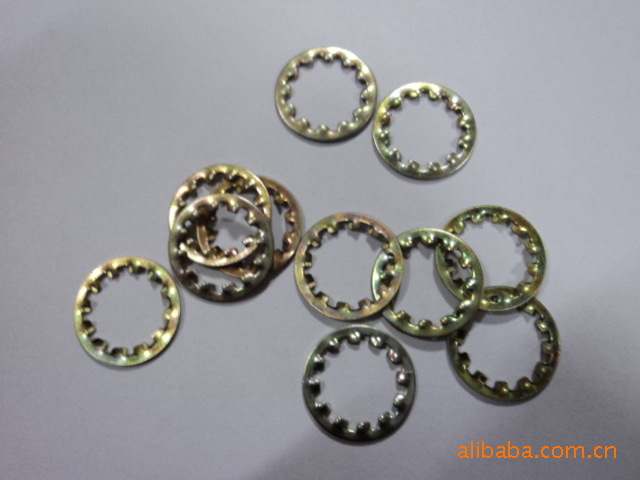 3分内齿华司  五彩/白锌