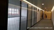 厂家批发定制 钢化玻璃高隔断墙 双玻百叶 南京免费物流设计