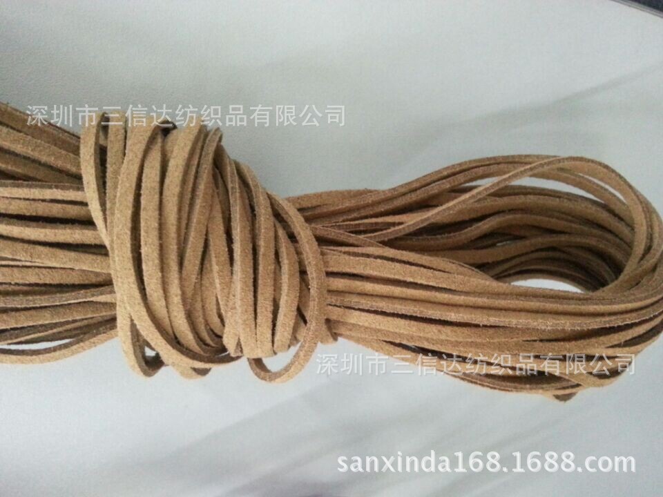 免费拿样3mm韩国绒绳 扁形绒带超纤绳 超纤皮绳绒绳 皮绒 毛线-阿里巴巴