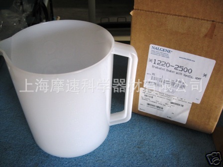 美国Nalgene带把手烧杯高密度聚乙烯1220-2500 6只装