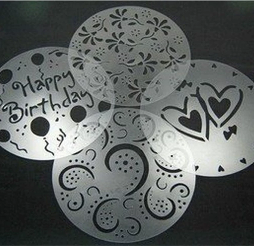 Мешок OPP упаковывая пластичную прессформу торта брызга 4pc/прессформу брызга-4 части (законченных)